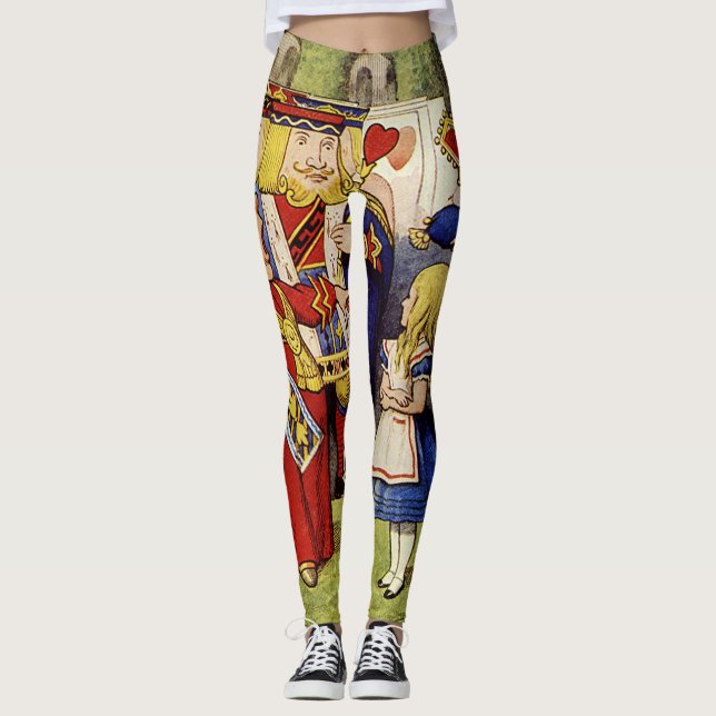 Königin der Herz-Leggings Leggings (Vorderseite)