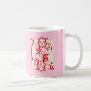 Königin der herzen Preppy Art Kaffeetasse