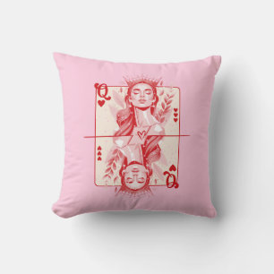 Königin der herzen Preppy Art Kissen