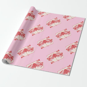Königin der herzen, roten Preppy Art Geschenkpapier