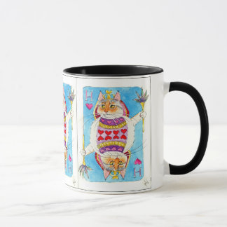Königin der Herzkatzen-Tasse Tasse