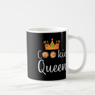 Königin der Kekse Kronen-Shirts Keks-Liebhaber Wei Kaffeetasse