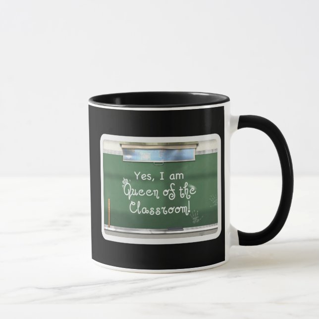 Königin der Klassenzimmer-Tasse Tasse (Rechts)