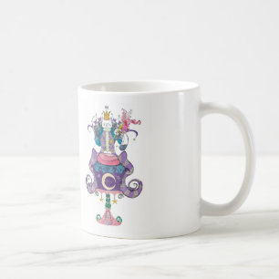 Königin der kleiner Kuchen Kaffeetasse