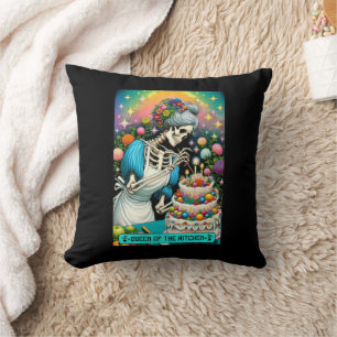 Königin der Küche Tarot Card Kissen