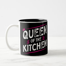 Königin der Küchen-Tasse Zweifarbige Tasse