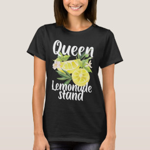 Königin der Limonade Stand Lemon Juice Citrus Fou T-Shirt