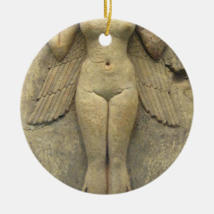 Königin der Nacht - Burney Relief Lilith Keramik Ornament