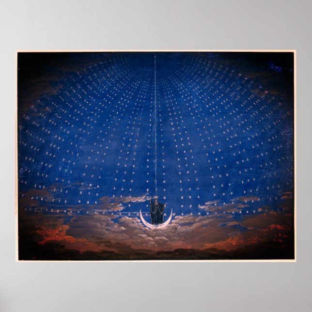 Königin der Nacht Mozart Magic Flute Zauberflöte Poster (Vorne)