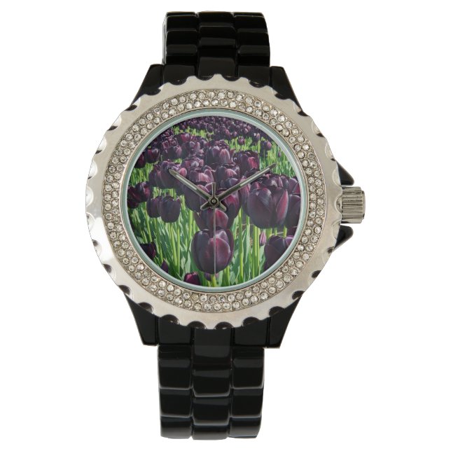 Königin der Nachttoulpen Armbanduhr (Vorderseite)