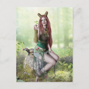 Königin der Postkarte des Frühlings