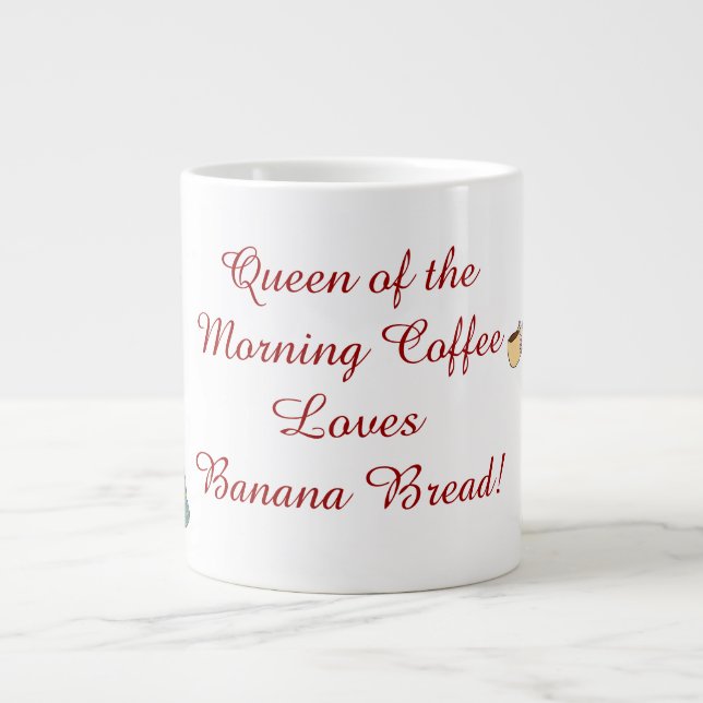 Königin der RIESIGEN kundenspezifischen Tasse des (Vorderseite)