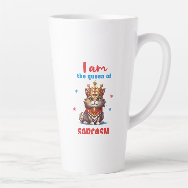 Königin der Sarkasmuskatze Milchtasse (Rechts)