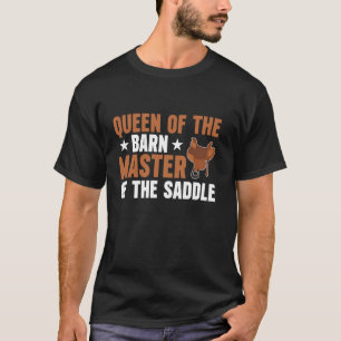 Königin der Scheune Meister des Sattelpferdes Mutt T-Shirt