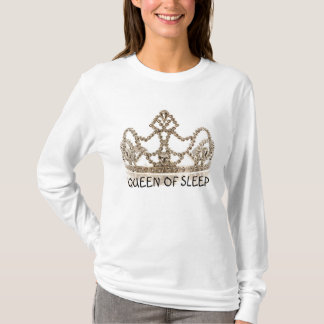 Königin der Schlaf-Pyjama-Spitze T-Shirt