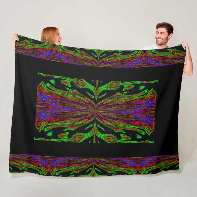 Königin der Schmetterlinge 27 Fleecedecke (Beispiel)