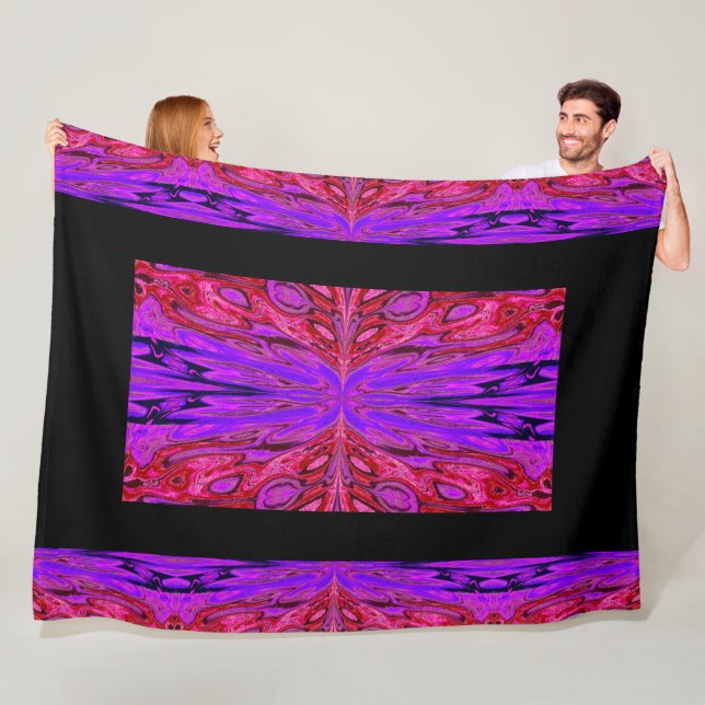 Königin der Schmetterlinge 38 Fleecedecke (Beispiel)