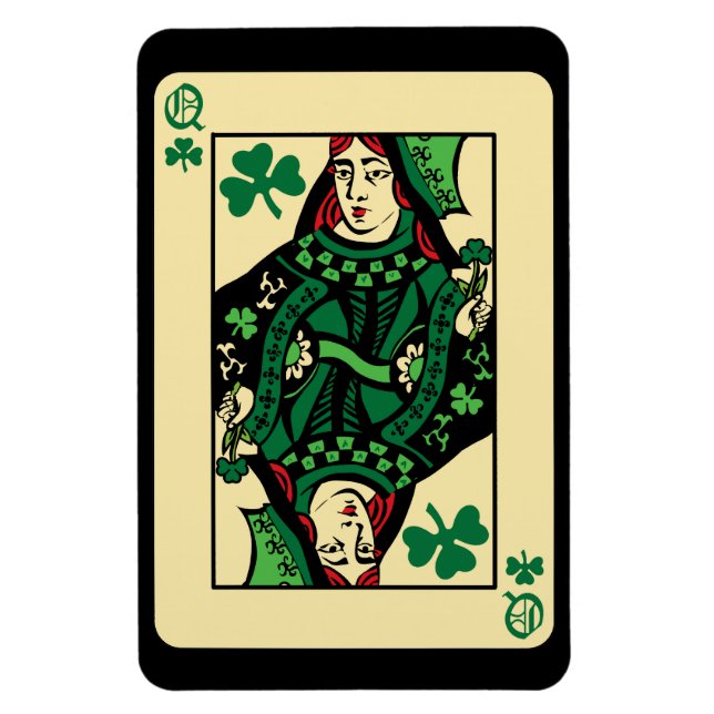 Königin der Shamrocks Magnet (Vertikal)