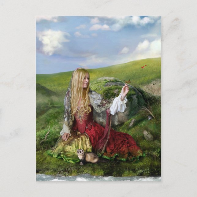 Königin der Sommerpostkarte Postkarte (Vorderseite)