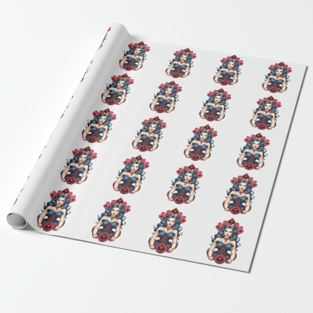 Königin der Spades Thunder_Cove Geschenkpapier (Ungerollt)