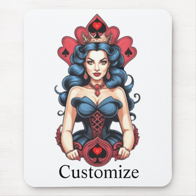 Königin der Spades Thunder_Cove Mousepad (Vorne)