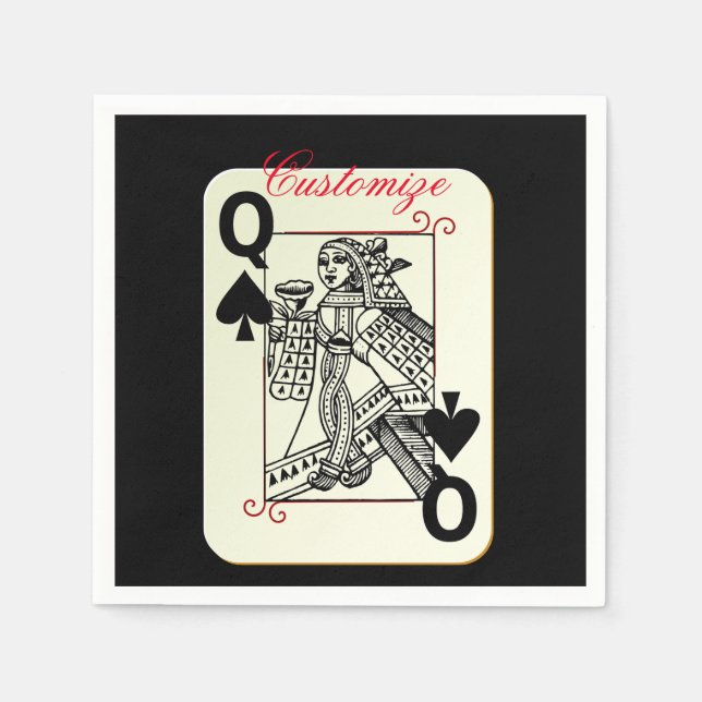 Königin der Spades Thunder_Cove Serviette (Vorderseite)