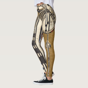 Königin der Spades von Margaret Macdonald Mackinto Leggings