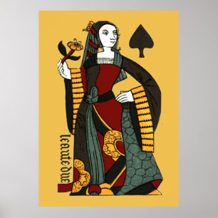 Königin der Spaten Poster