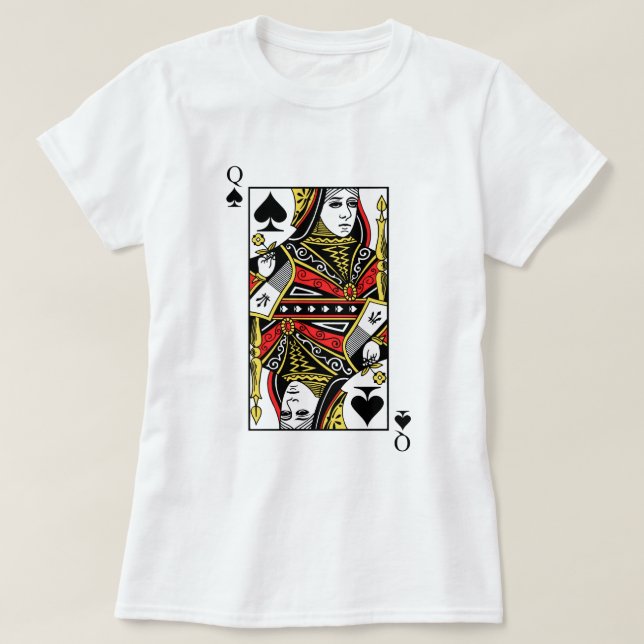 Königin der Spaten T-Shirt (Design vorne)