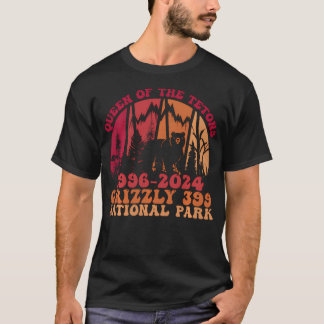 Königin der Tetons Grizzly 399 Vintage National P T-Shirt