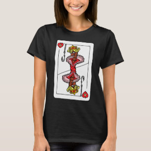 Königin der Würmer – Lustige Spielkarte Surrealer T-Shirt
