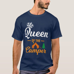Königin des Camper Campent Camping Camper Geschenk T-Shirt
