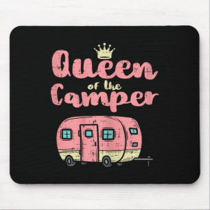 Königin des Campern Süßer Camping Van Camp Anhänge Mousepad