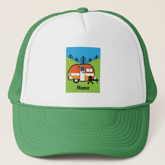 Königin des Campers - Funny Camping RV Karawane Do Truckerkappe (Vorderseite)