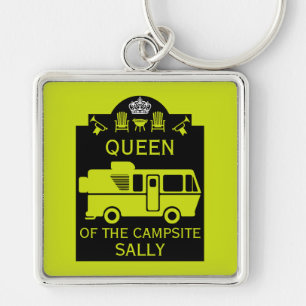 Königin des Campings Schlüsselanhänger
