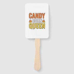 Königin des Candy Corn Vintage Halloween T-Shirt D Fächer