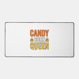 Königin des Candy Corn Vintage Halloween T-Shirt D Schreibtischunterlage
