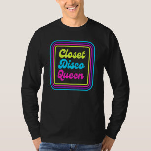 Königin des Disco 70er Retro Vintage Männer Frauen T-Shirt