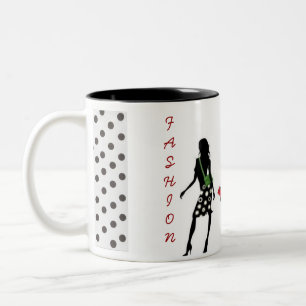 KÖNIGIN DES EINKAUFENS KOLLEKTION ZWEIFARBIGE TASSE