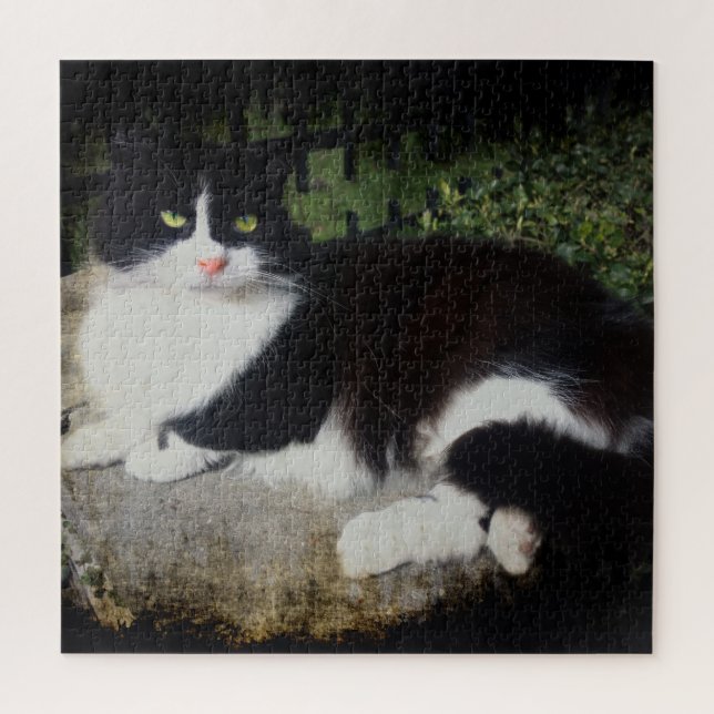 Königin des Garden Cat Jigsaw Puzzle (Vertikal)