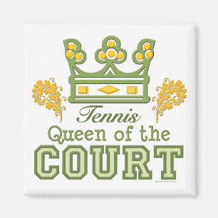 Königin des Gerichts-Tennis-Magneten Magnet