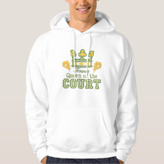 Königin des Gerichts-Tennis-mit Kapuze Sweatshirts