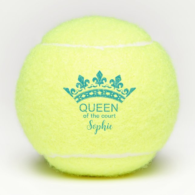 Königin des Gerichts Tennisbälle (Vorderseite)