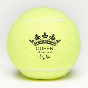 Königin des Gerichts Tennisbälle