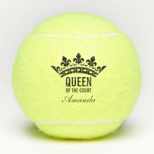 Königin des Gerichts Tennisbälle