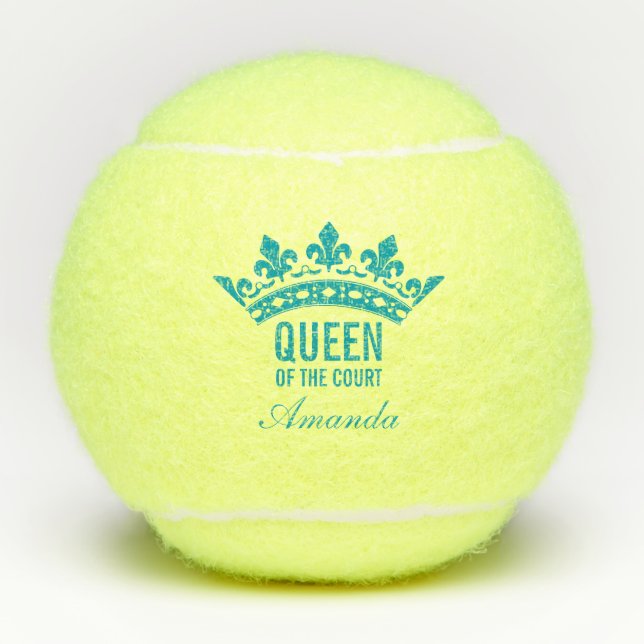 Königin des Gerichts Tennisbälle (Vorderseite)