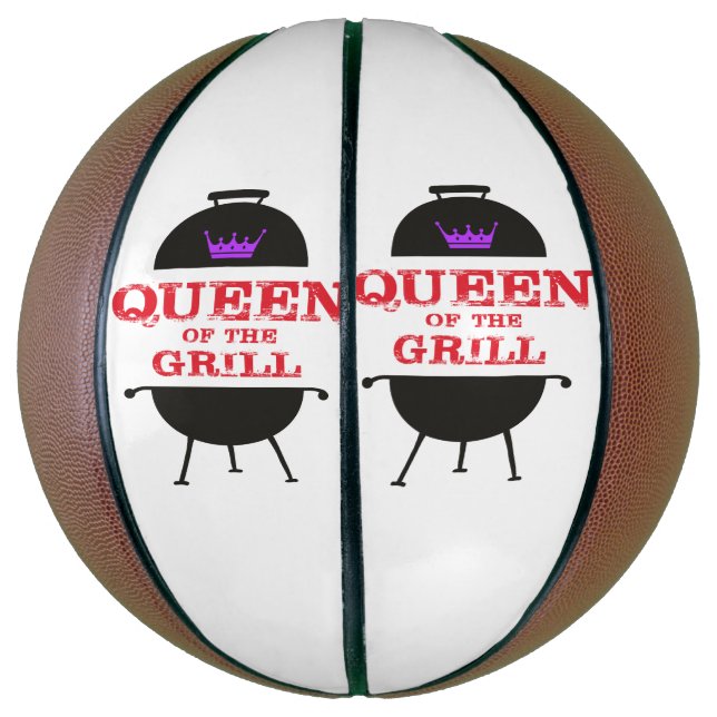 Königin des Grills, Lila kronenrot Basketball (Vertikal)