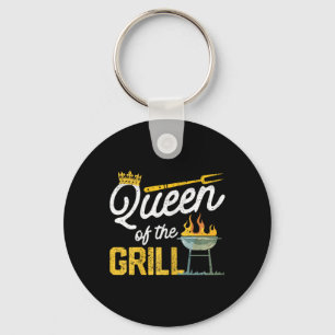 Königin Des Grills Lustig Geräuchertes Fleisch Bbq Schlüsselanhänger