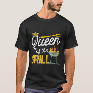 Königin Des Grills Lustiges Geräuchertes Fleisch B T-Shirt