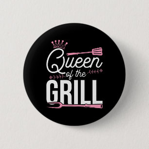 Königin des Grills Räucherfleisch Bbq Byrbecue Button
